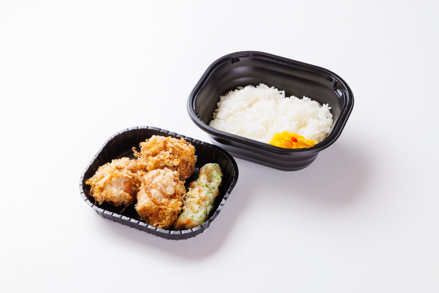 米と玄の昆布漬け花藻塩唐揚げ
