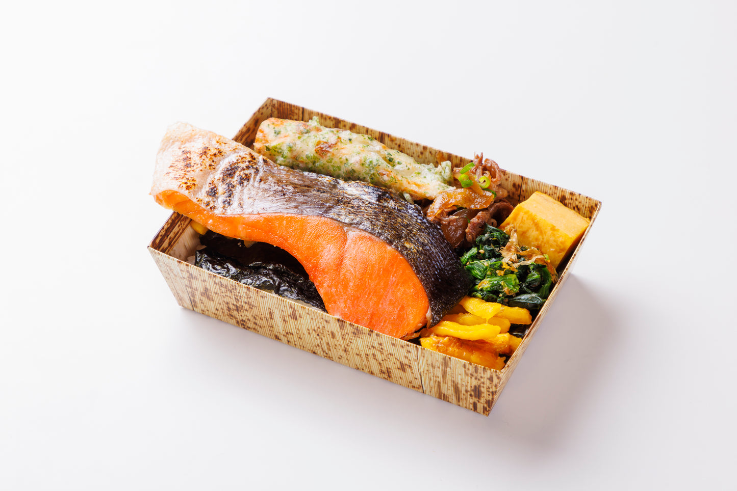 浅草 銀鮭海苔弁当(上)
