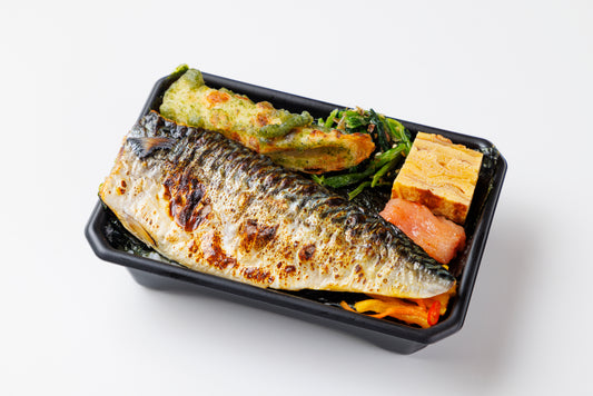鯖の藻塩焼き海苔弁当