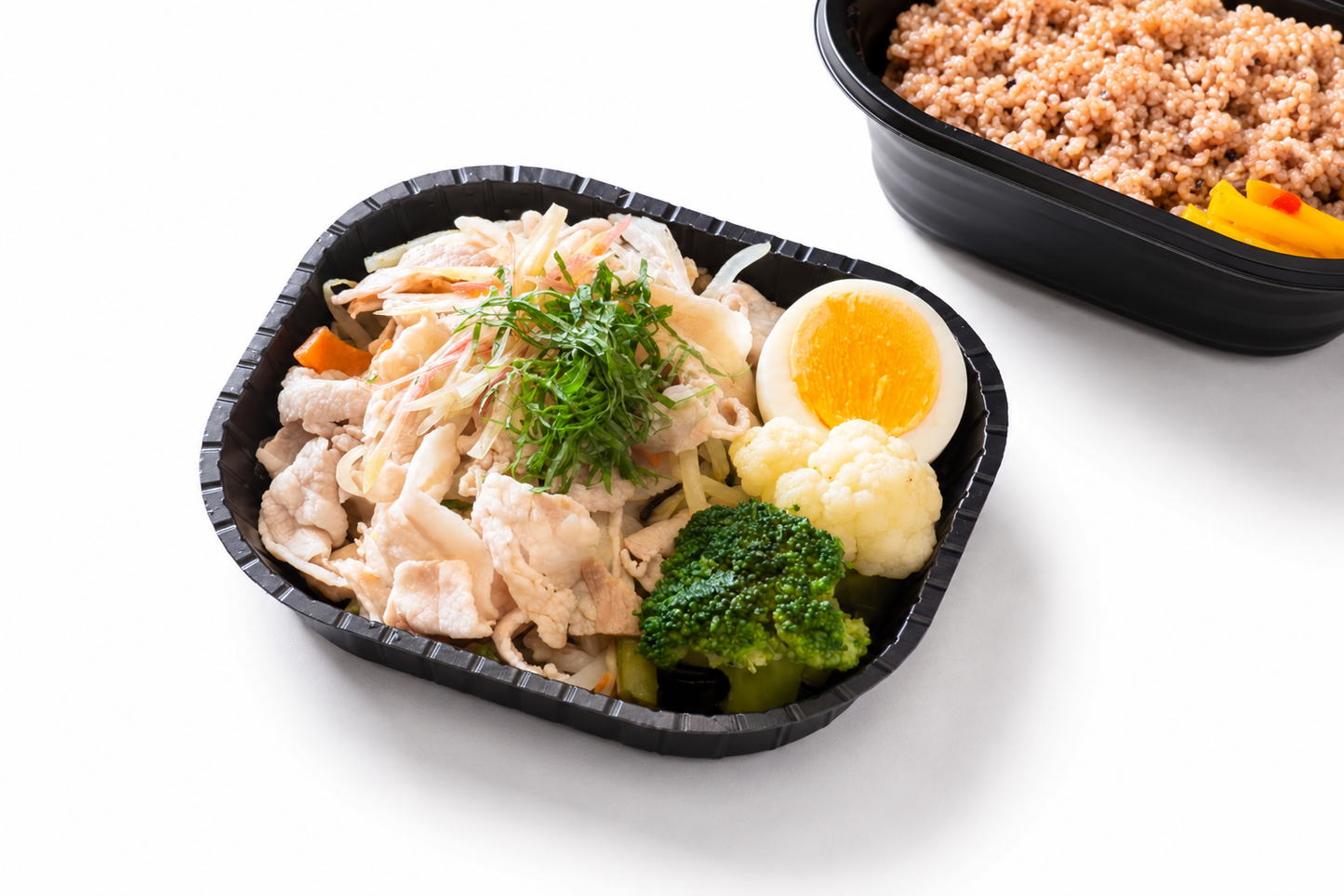 10種の温野菜と香味野菜の豚しゃぶ弁当